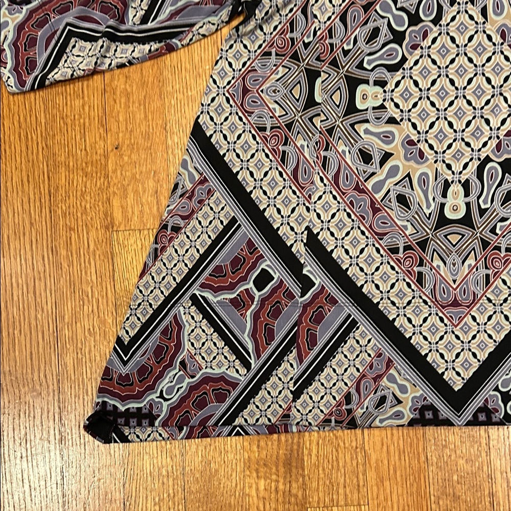 Soma Black and White Geometric Pajama Top Size Small - Picture 4 of 10